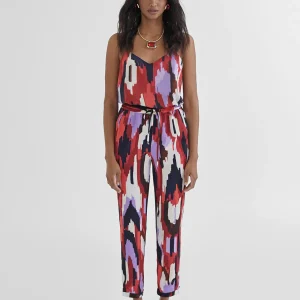 Lola Casademunt Camisetas Y Tops<Top estampado LILA-ROJO