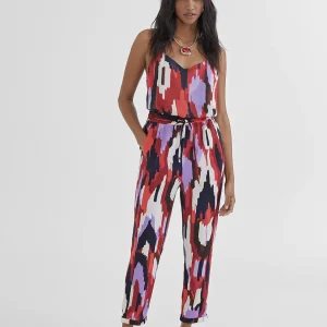 Lola Casademunt Camisetas Y Tops<Top estampado LILA-ROJO