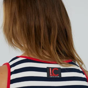 Lola Casademunt Camisetas Y Tops<Top estampado de rayas edición limitada - Lola Casademunt AZUL-BLANCO