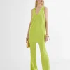 Lola Casademunt Camisetas Y Tops | Camisas Y Blusas<Top largo con aberturas CRUDO