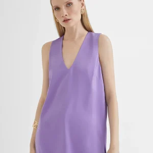 Lola Casademunt Camisetas Y Tops | Camisas Y Blusas<Top largo con aberturas CRUDO