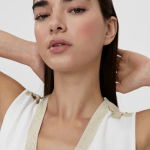 Lola Casademunt Camisetas Y Tops | Punto<Top largo de punto CRUDO-METAL