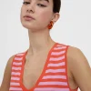 Lola Casademunt Camisetas Y Tops | Punto<Top punto bicolor AZUL-BLANCO