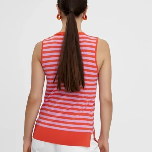 Lola Casademunt Camisetas Y Tops | Punto<Top punto bicolor AZUL-BLANCO