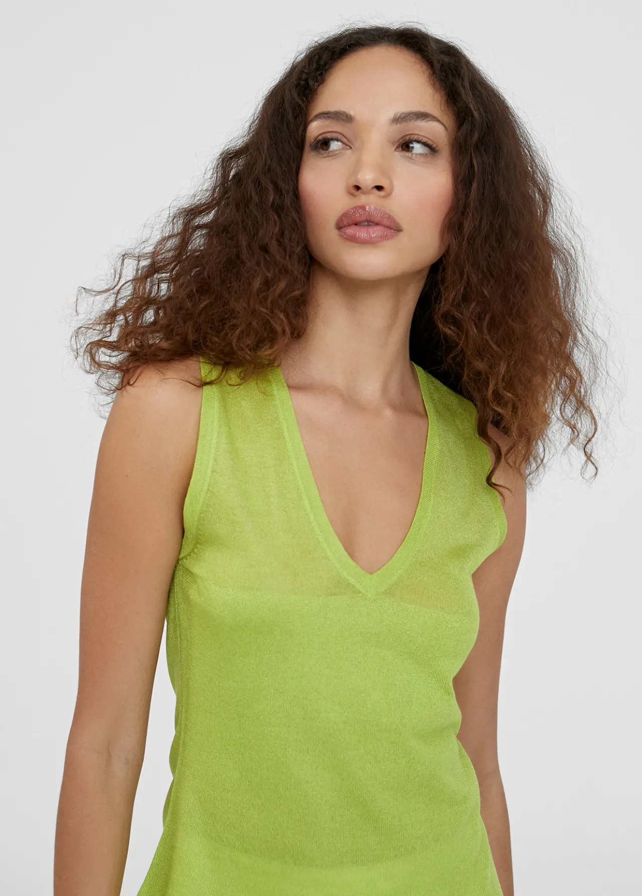 top_punto_color_liso_0-1.webp Lola Casademunt Camisetas Y Tops | Punto<Top punto color liso NARANJA
