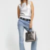 Lola Casademunt Camisetas Y Tops | Punto<Top punto laminado PLATEADO