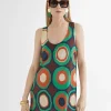 Lola Casademunt Camisetas Y Tops<Top punto retro VERDE-NARANJA