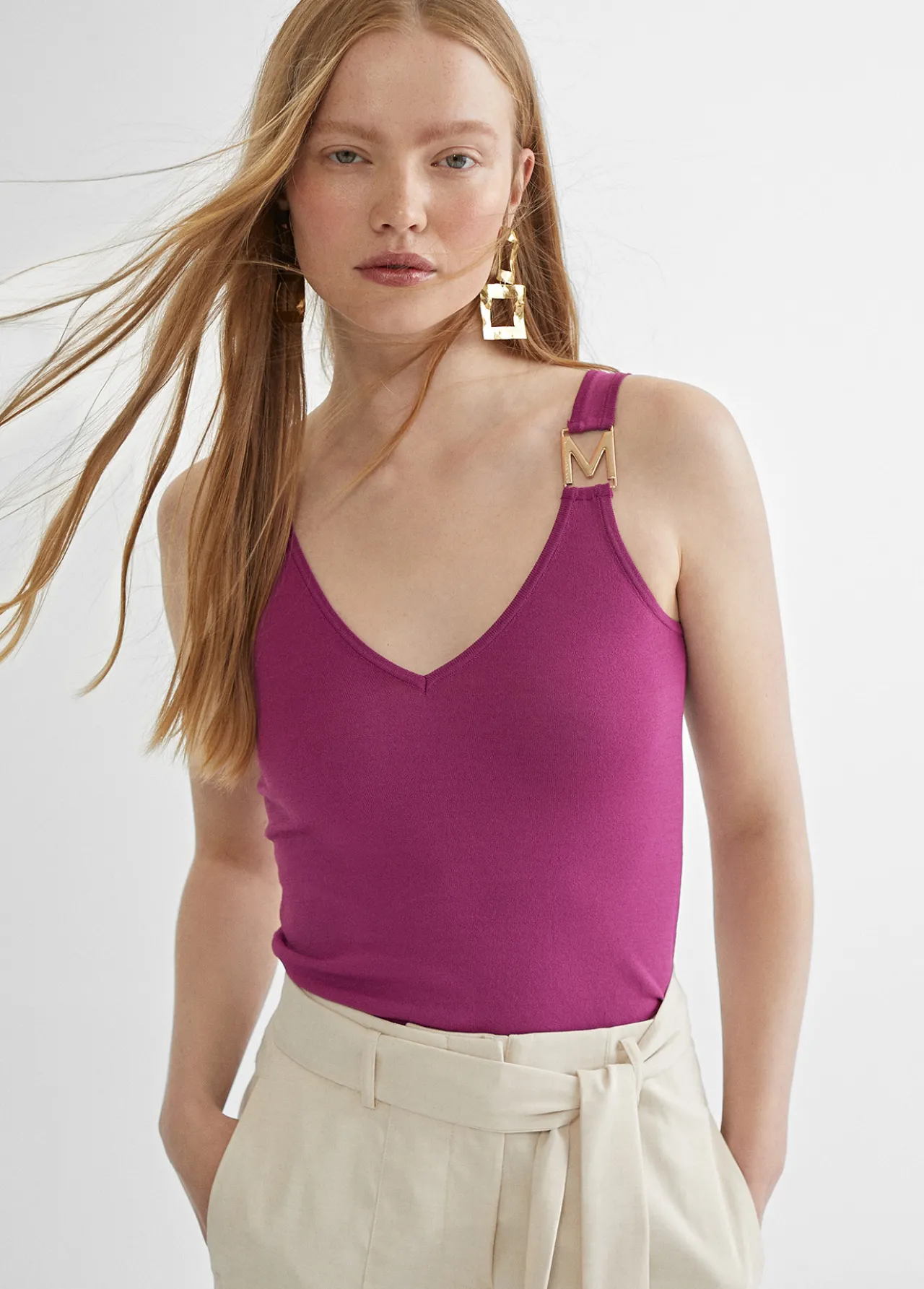 top_tirante_m_0.webp Lola Casademunt Camisetas Y Tops | Punto<Top tirante M MAGENTA