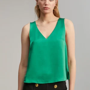 Lola Casademunt Camisetas Y Tops<Top tirantes AZULELECTRICO