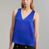 Lola Casademunt Camisetas Y Tops<Top tirantes AZULELECTRICO