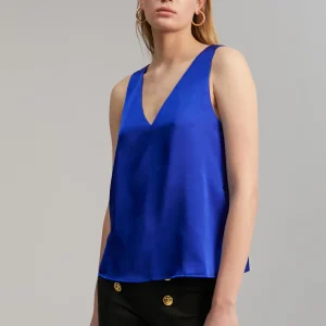Lola Casademunt Camisetas Y Tops<Top tirantes AZULELECTRICO