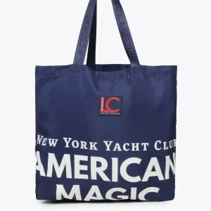 Lola Casademunt Bolsos Grandes<Tote bag de color azul  American Magic - Lola Casademunt AZUL-ROJO