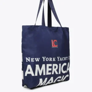 Lola Casademunt Bolsos Grandes<Tote bag de color azul American Magic - Lola Casademunt AZUL-ROJO