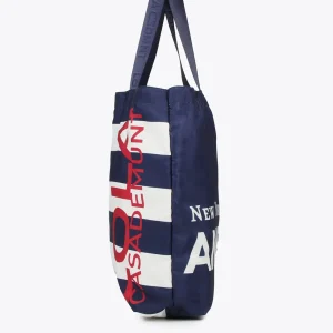 Lola Casademunt Bolsos Grandes<Tote bag de color azul American Magic - Lola Casademunt AZUL-ROJO