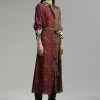 Lola Casademunt Animal Print | Vestidos Y Faldas<Vestido animal print combinado ROJO-VERDE