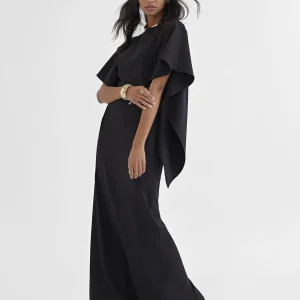 Lola Casademunt Vestidos Y Faldas<Vestido capa NEGRO