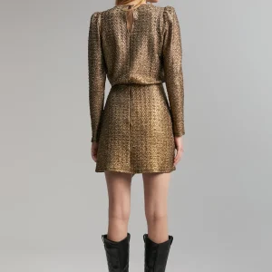 Lola Casademunt Vestidos Y Faldas<Vestido corto fantasía DORADO