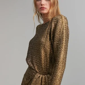 Lola Casademunt Vestidos Y Faldas<Vestido corto fantasía DORADO