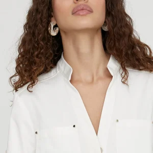 Lola Casademunt Vestidos Y Faldas<Vestido corto tipo cargo OFFWHITE