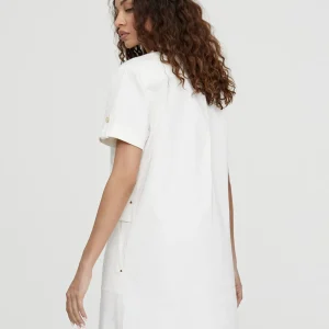 Lola Casademunt Vestidos Y Faldas<Vestido corto tipo cargo OFFWHITE