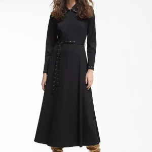 Lola Casademunt Vestidos Y Faldas<Vestido detalle eyelets NEGRO