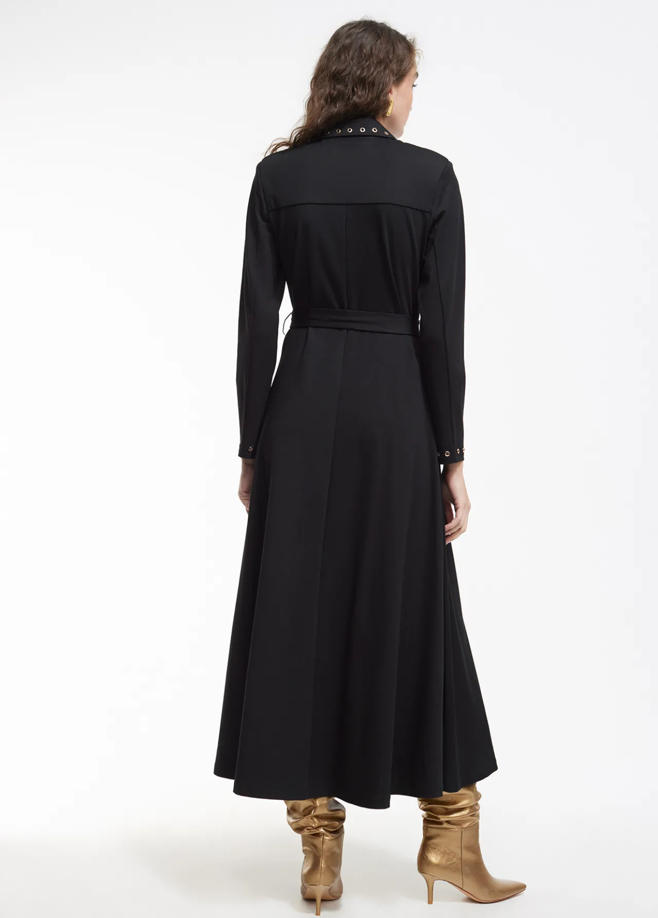 vestido_detalle_eyelets_4.webp Lola Casademunt Vestidos Y Faldas<Vestido detalle eyelets NEGRO