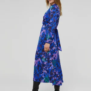 Lola Casademunt Animal Print | Vestidos Y Faldas<Vestido estampado animal print AZUL-NEGRO