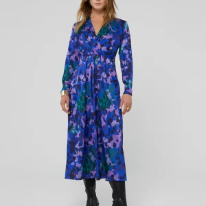 Lola Casademunt Animal Print | Vestidos Y Faldas<Vestido estampado animal print AZUL-NEGRO