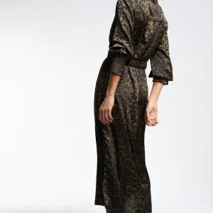 Lola Casademunt Animal Print | Vestidos Y Faldas<Vestido estampado animal print NEGRO-VERDE