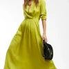 Lola Casademunt Vestidos Y Faldas<Vestido estampado logo NARANJA-NARANJA