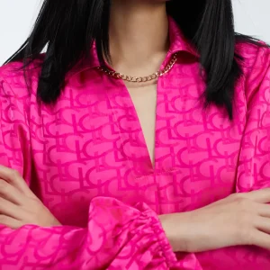 Lola Casademunt Vestidos Y Faldas<Vestido estampado logo NEGRO