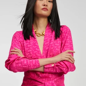 Lola Casademunt Vestidos Y Faldas<Vestido estampado logo NARANJA-NARANJA