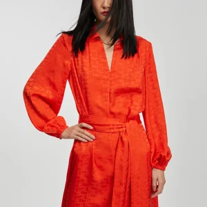Lola Casademunt Vestidos Y Faldas<Vestido estampado logo NEGRO