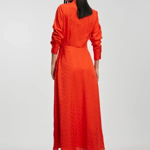 Lola Casademunt Vestidos Y Faldas<Vestido estampado logo NARANJA-NARANJA