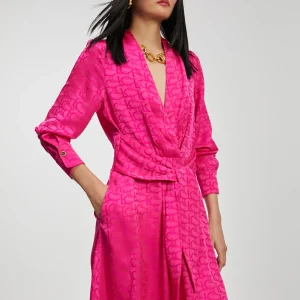Lola Casademunt Vestidos Y Faldas<Vestido estampado logo NARANJA-NARANJA