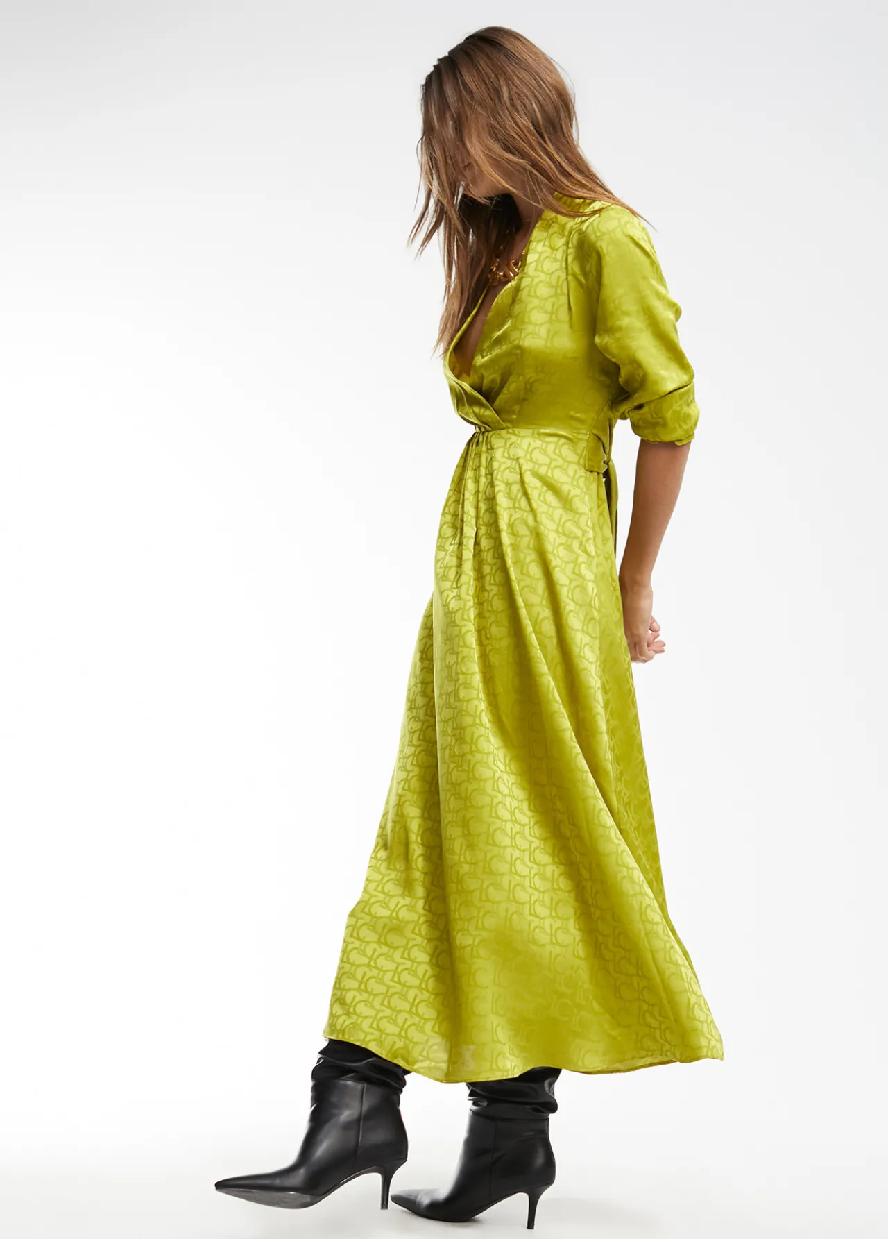 vestido_estampado_logo_3-7.webp Lola Casademunt Vestidos Y Faldas<Vestido estampado logo NARANJA-NARANJA