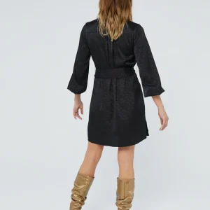 Lola Casademunt Vestidos Y Faldas<Vestido estampado logo NEGRO