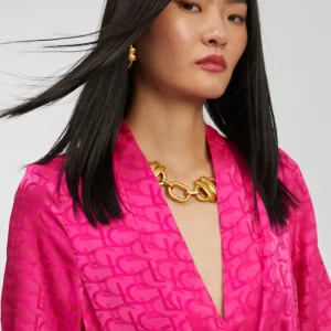 Lola Casademunt Vestidos Y Faldas<Vestido estampado logo NARANJA-NARANJA