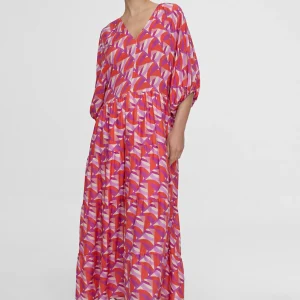 Lola Casademunt Vestidos Y Faldas<Vestido estampado multicolor ROJO-LILA