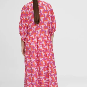 Lola Casademunt Vestidos Y Faldas<Vestido estampado multicolor ROJO-LILA