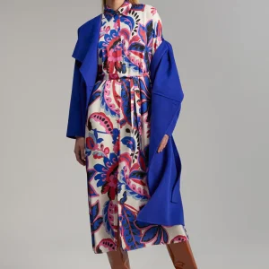 Lola Casademunt Vestidos Y Faldas<Vestido estampado paisley ROSA-MULTICOLOR