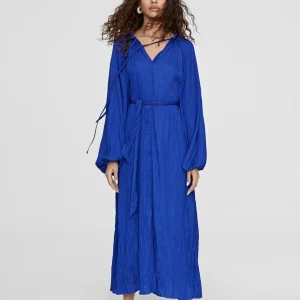 Lola Casademunt Vestidos Y Faldas<Vestido largo fluido AZULELECTRICO