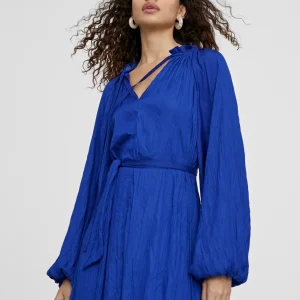 Lola Casademunt Vestidos Y Faldas<Vestido largo fluido AZULELECTRICO