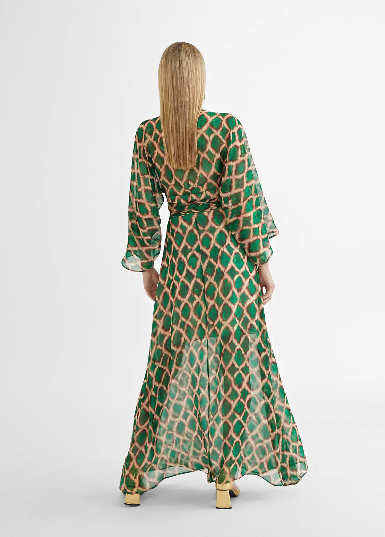 vestido_largo_fluido_estampado_3.webp Lola Casademunt Vestidos Y Faldas<Vestido largo fluido estampado VERDE