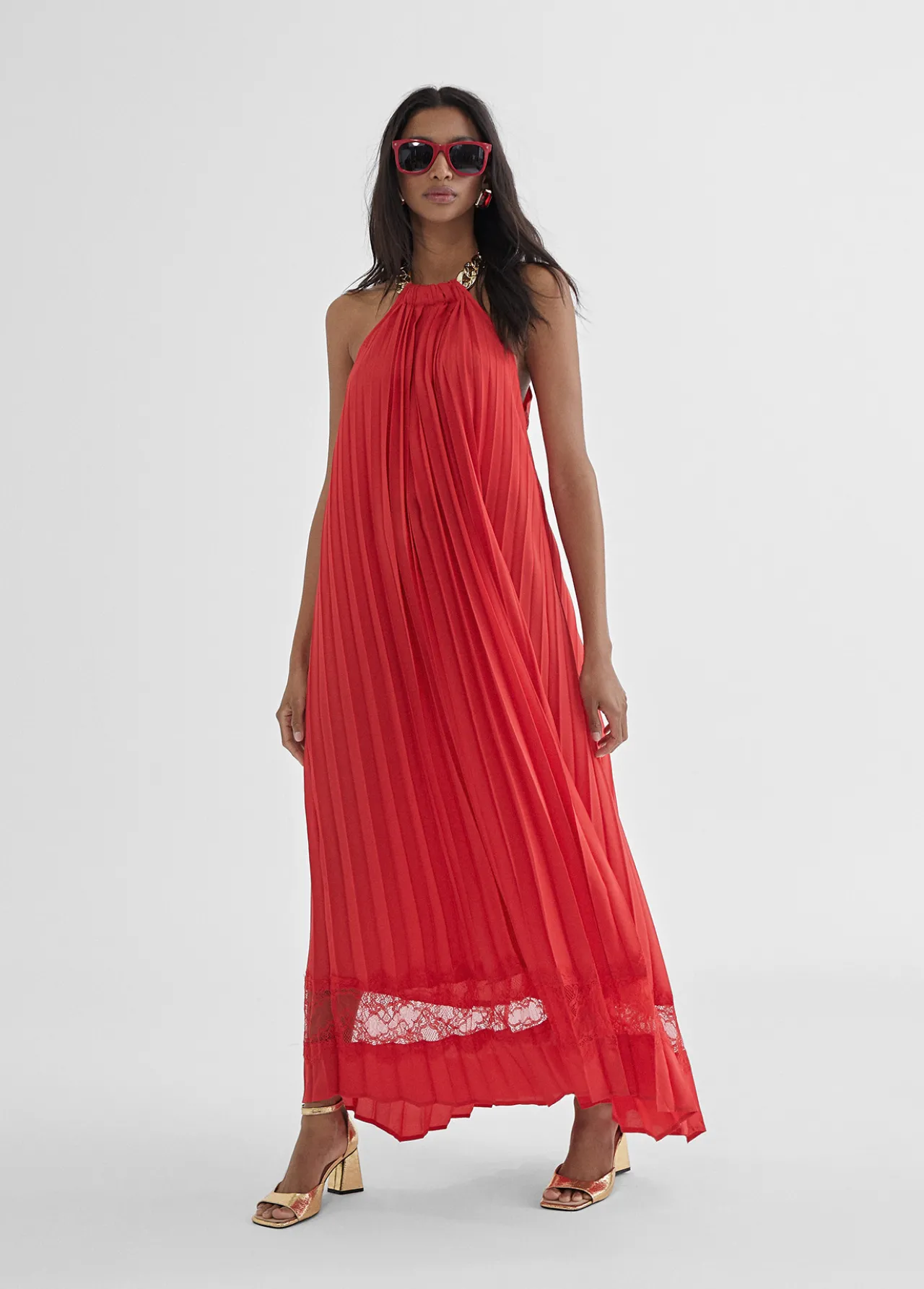 vestido_largo_halter_0.webp Lola Casademunt Vestidos Y Faldas<Vestido largo halter ROJO