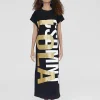 Lola Casademunt Camisetas Y Tops | Vestidos Y Faldas<Vestido largo Lola BLANCO-ROSA