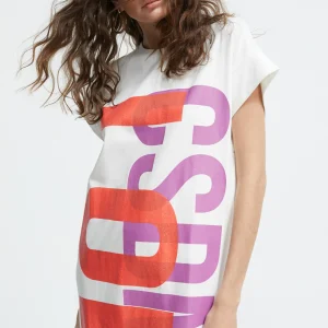 Lola Casademunt Camisetas Y Tops | Vestidos Y Faldas<Vestido largo Lola BLANCO-ROSA