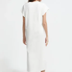 Lola Casademunt Camisetas Y Tops | Vestidos Y Faldas<Vestido largo Lola BLANCO-ROSA