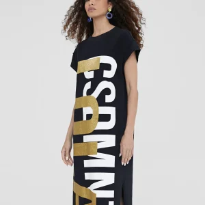 Lola Casademunt Camisetas Y Tops | Vestidos Y Faldas<Vestido largo Lola BLANCO-ROSA