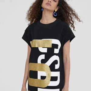 Lola Casademunt Camisetas Y Tops | Vestidos Y Faldas<Vestido largo Lola BLANCO-ROSA